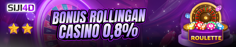 ROLLINGAN CASINO MINGGUAN 0.8% UNLIMITED