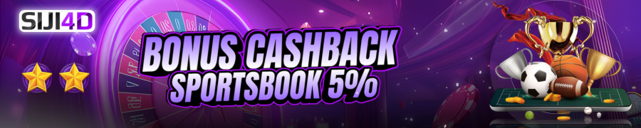 CASHBACK SPORTBOOK MINGGUAN 5%